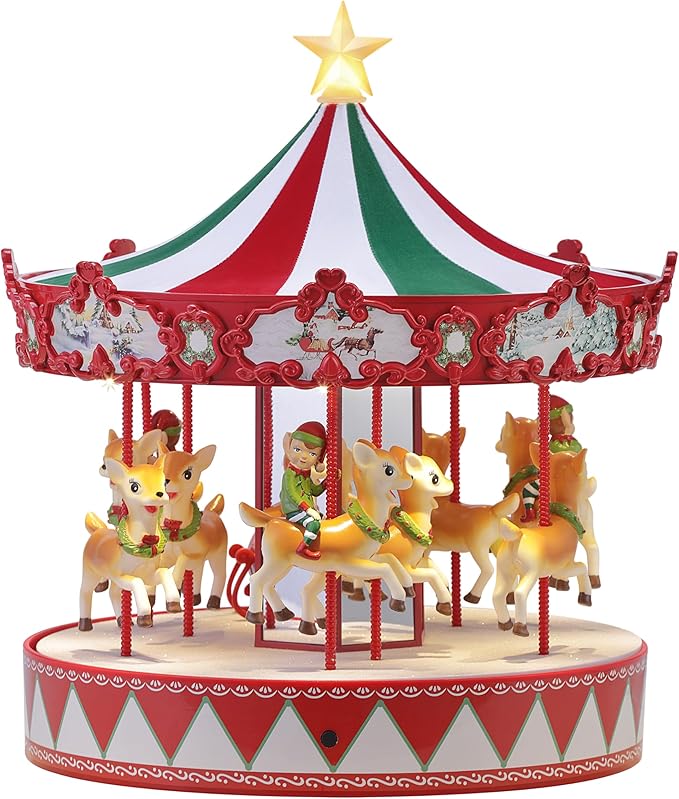 Babble Wrap 14" Musical Vintage Carousel