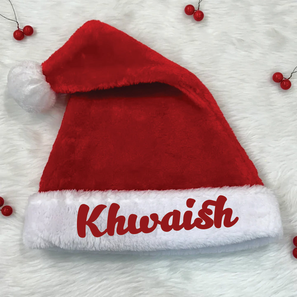 Thick Plush Santa Hat (Adults)