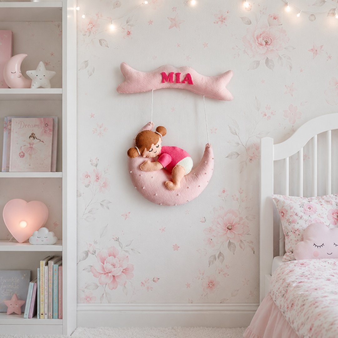 Babble Wrap Crescent Cutie Name Hanging
