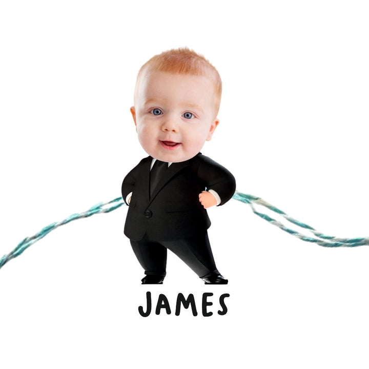 Babble Wrap Personalised Caricature Rakhi - Boss Baby