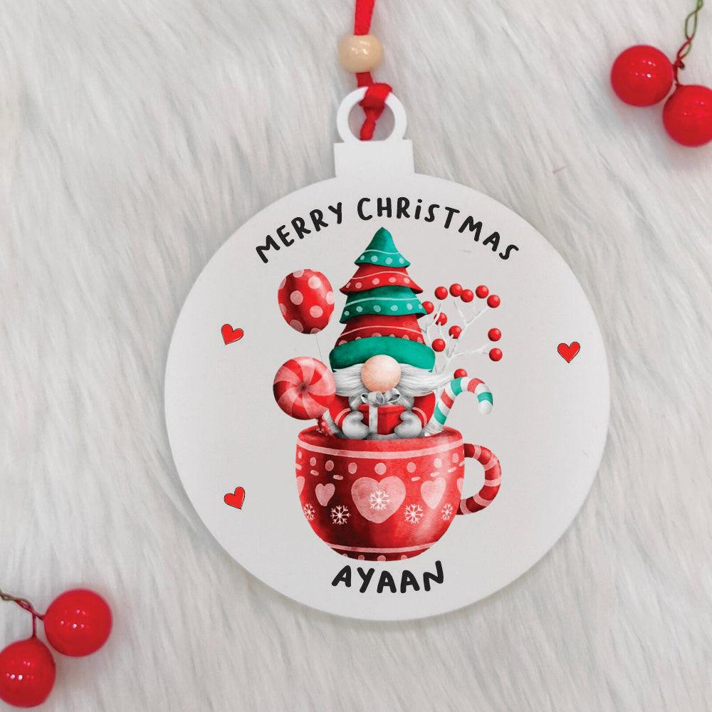 Babble Wrap Merry Gnome Moments Ornament