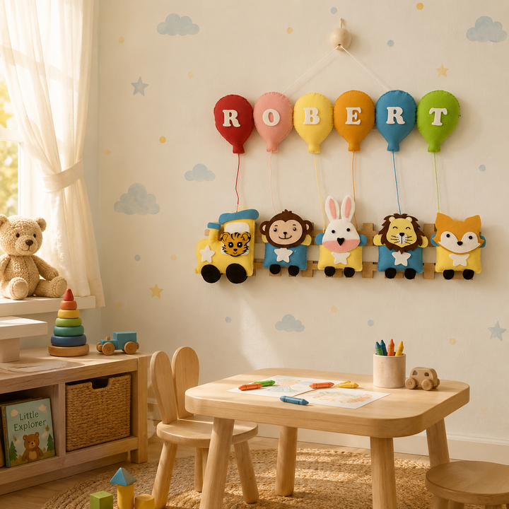 Babble Wrap Balloon Buddies Name Hanging