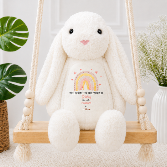 Babble Wrap Bella The Bunny - Rainbow Wonder