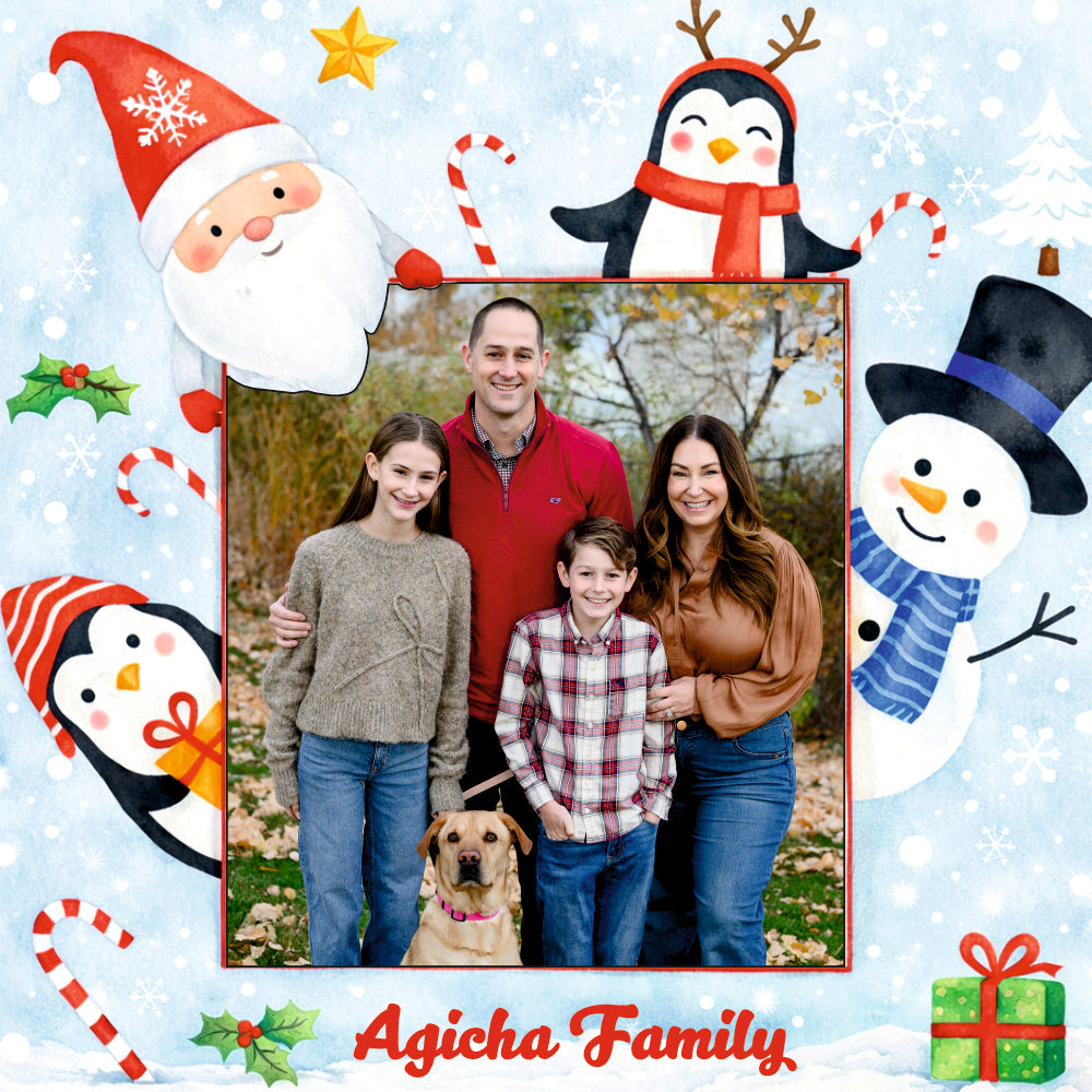 Magnetic Puzzle – Christmas Family Keepsake