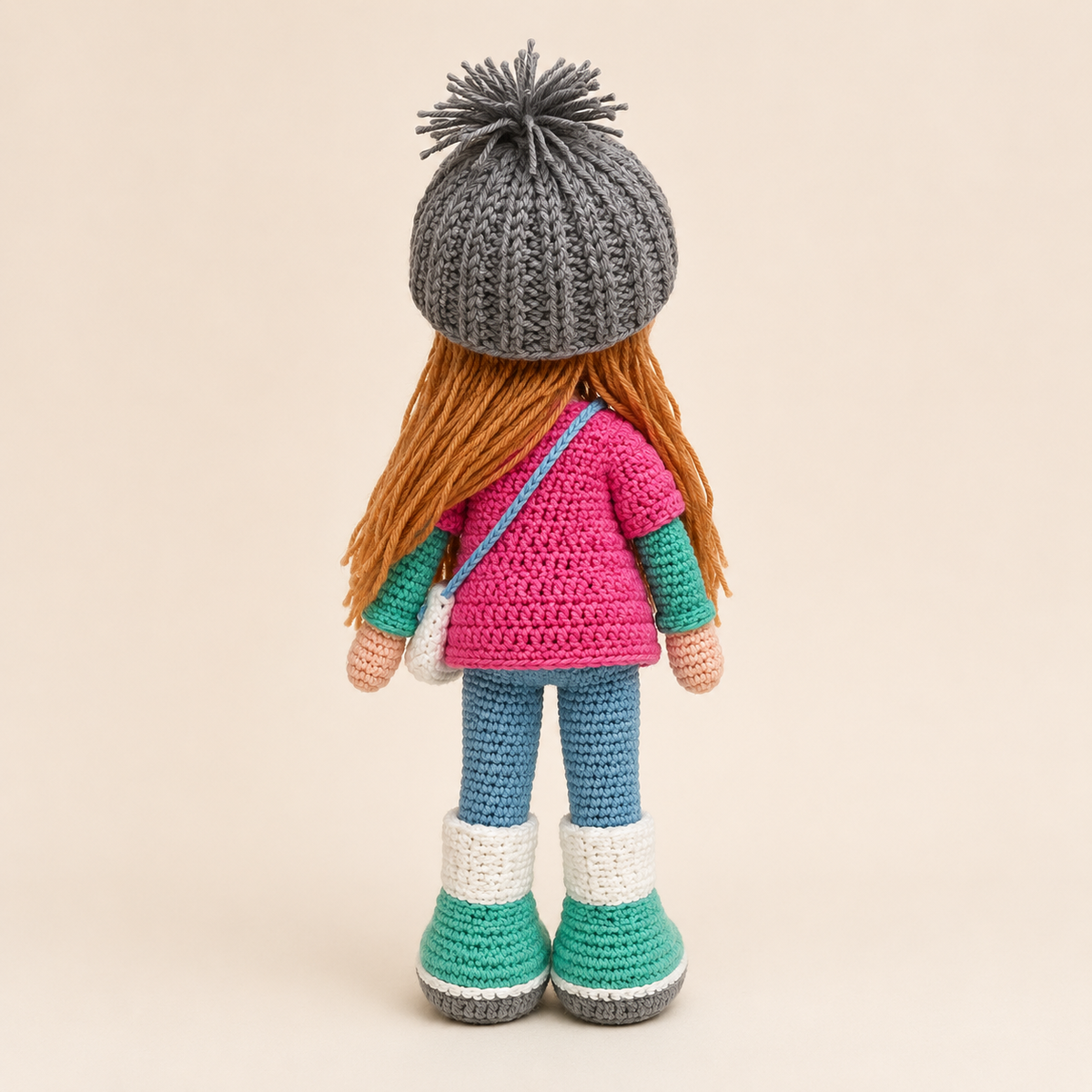 Crochet Doll - Beanie Rosie