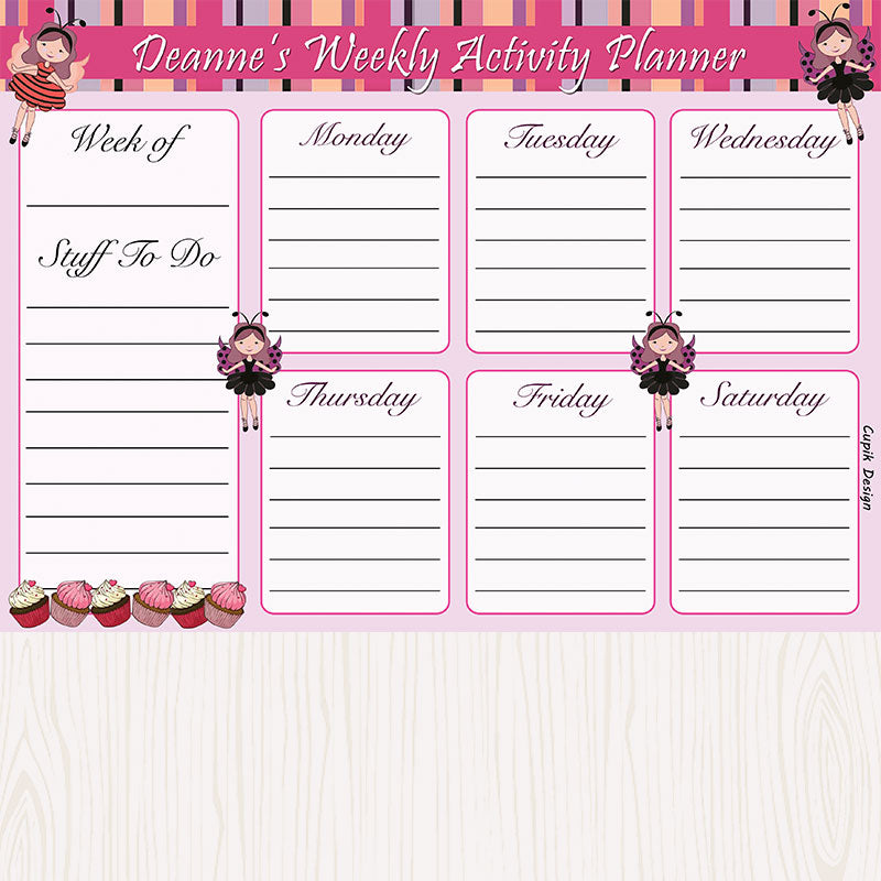 Angels Activity Planner Pad