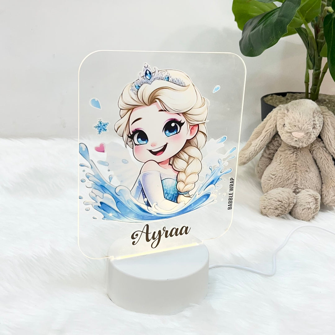 Acrylic LED Night Lamp - Frozen Radiance