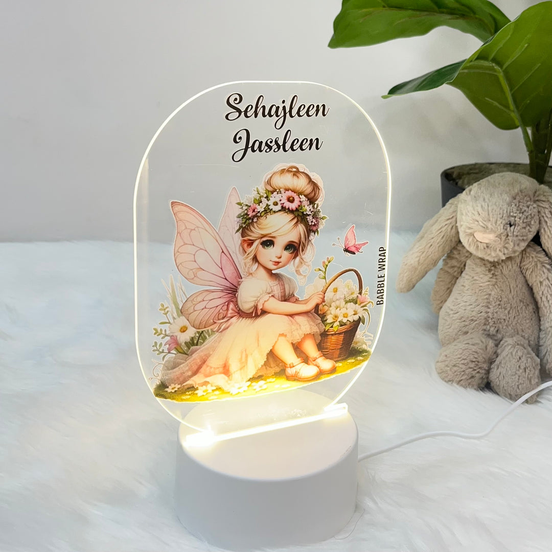 Acrylic LED Night Lamp - Glimmering Fairy Glow