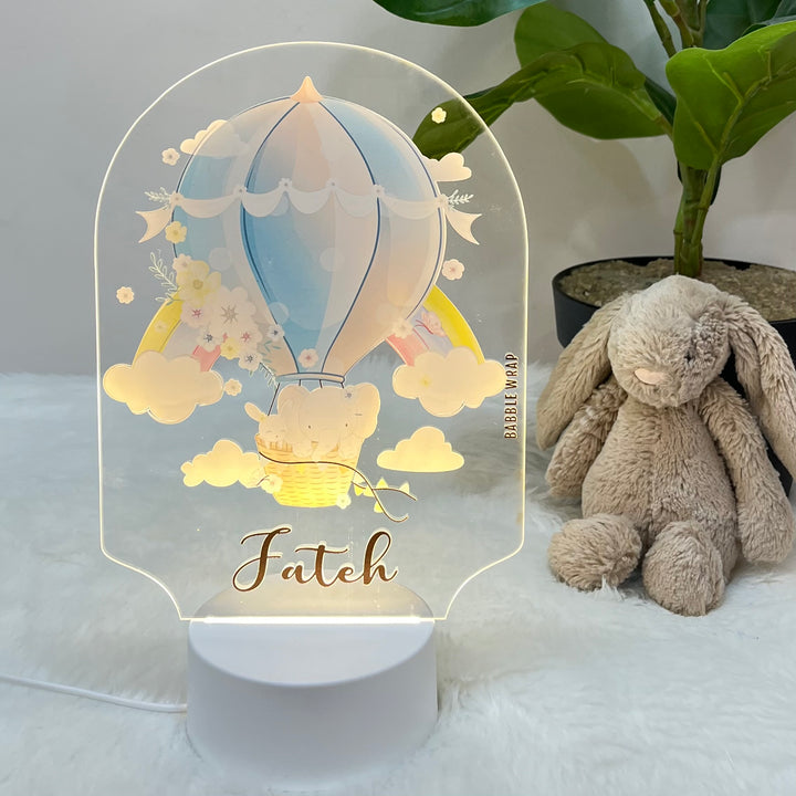 Acrylic LED Night Lamp - Hot Air Radiance