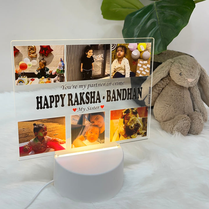 Babble Wrap Acrylic Night Lamp for Sister