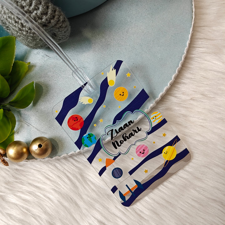 Acrylic Luggage Tag - Cosmic Cheers