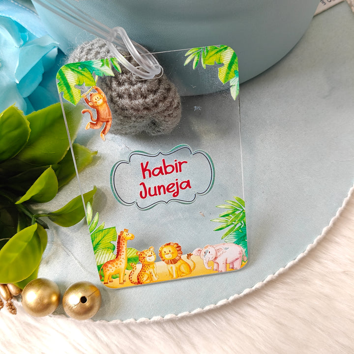 Acrylic Luggage Tag - Jungle Joy
