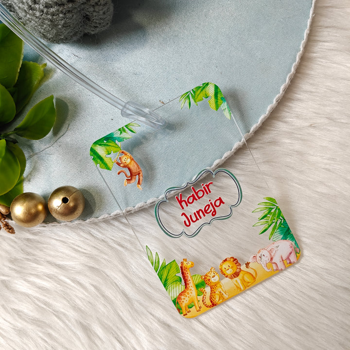 Acrylic Luggage Tag - Jungle Joy