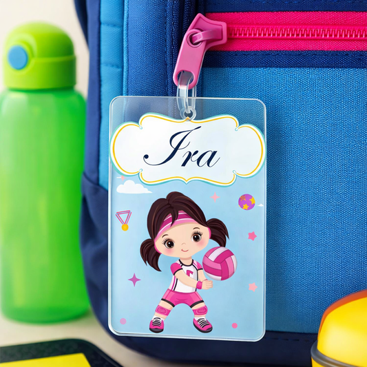 Acrylic Luggage Tag - Little Champion