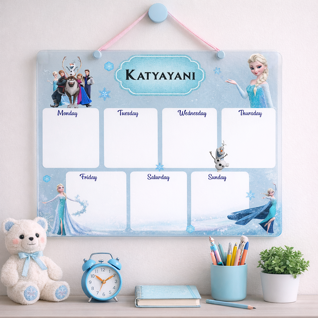 Acrylic planner - Elsa's Magic