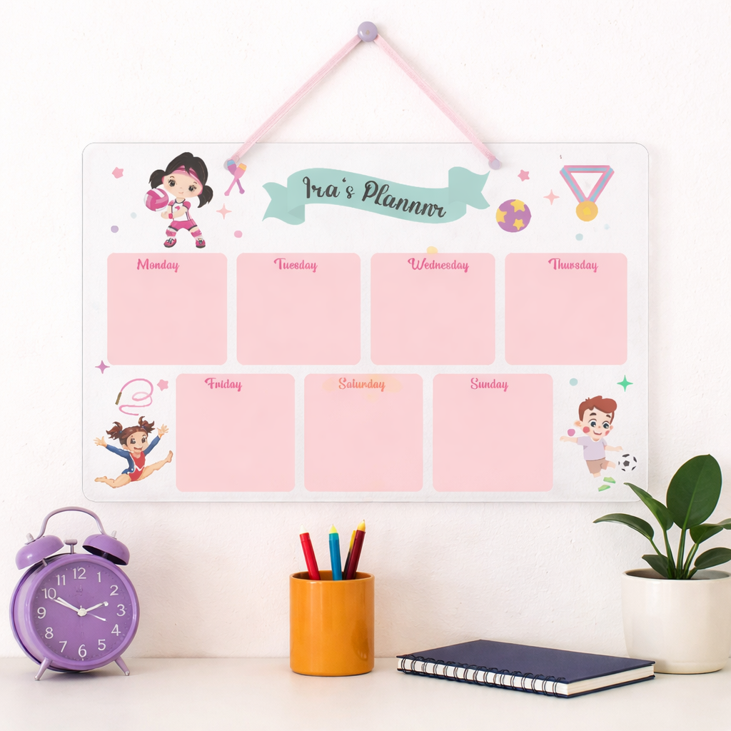 Acrylic planner - Little Champion