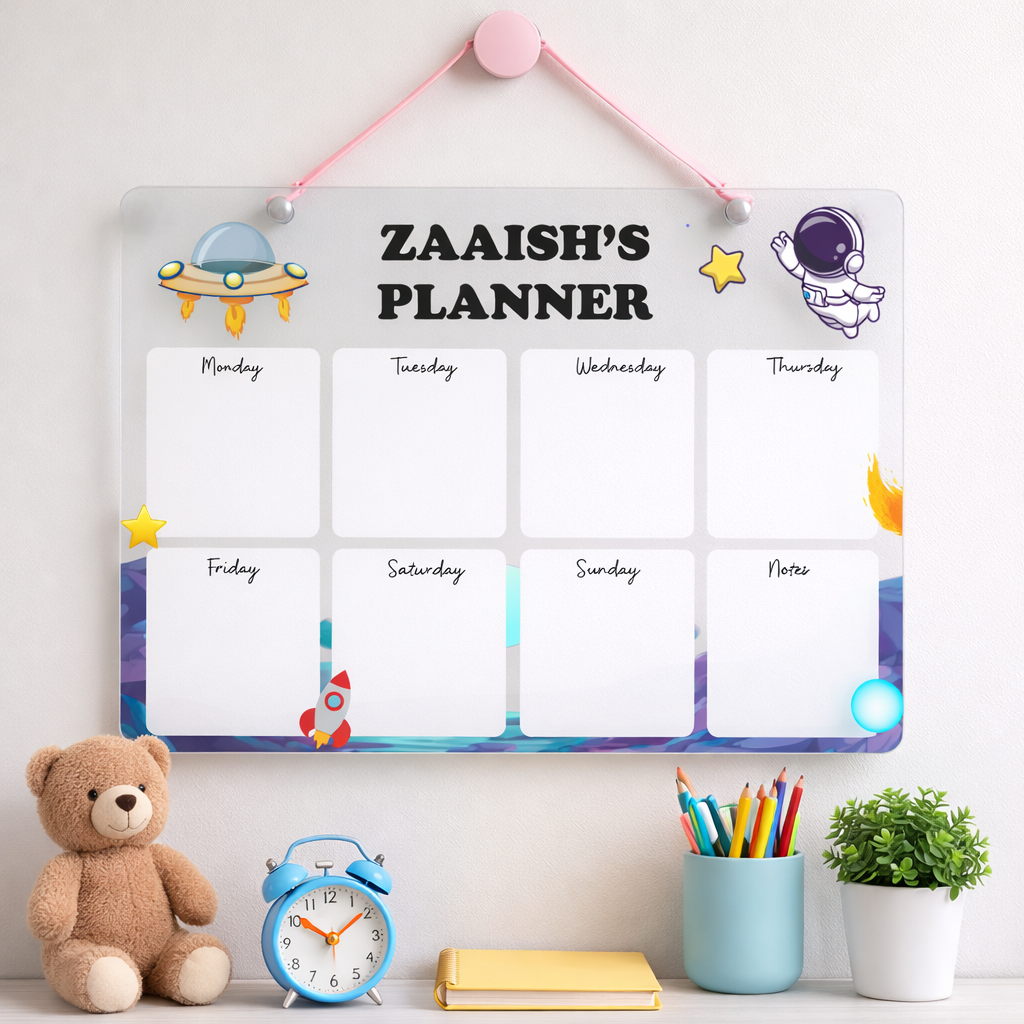 Acrylic planner - Space Explorer