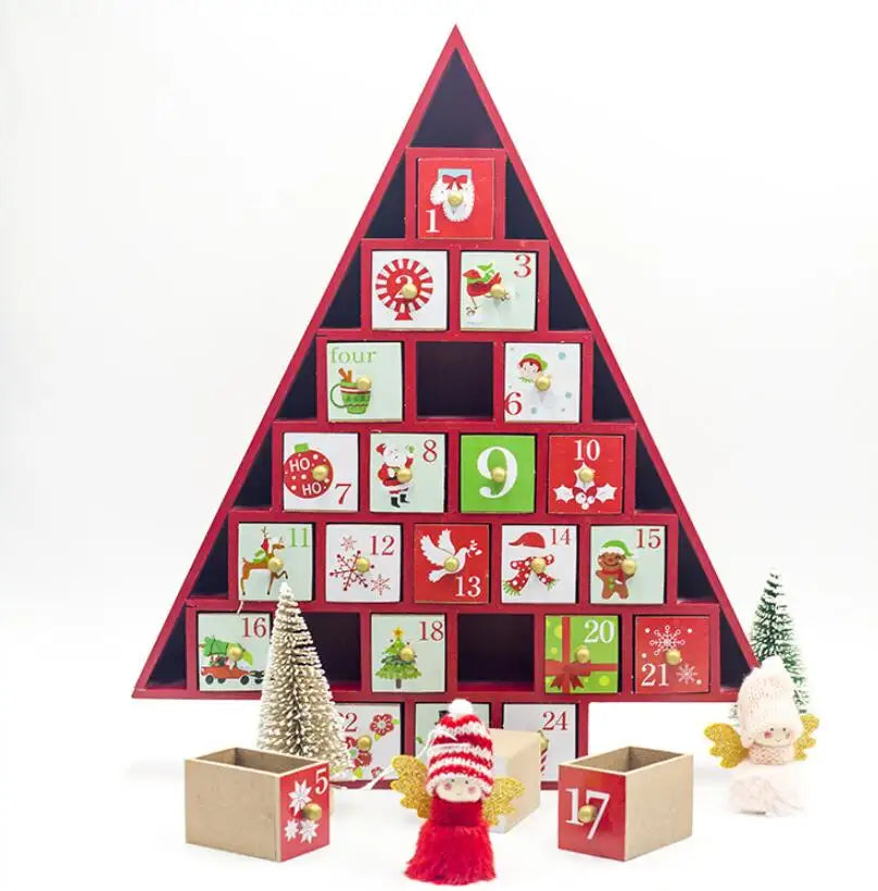 Babble Wrap Wooden Advent Calendar (Cherry Blossom)