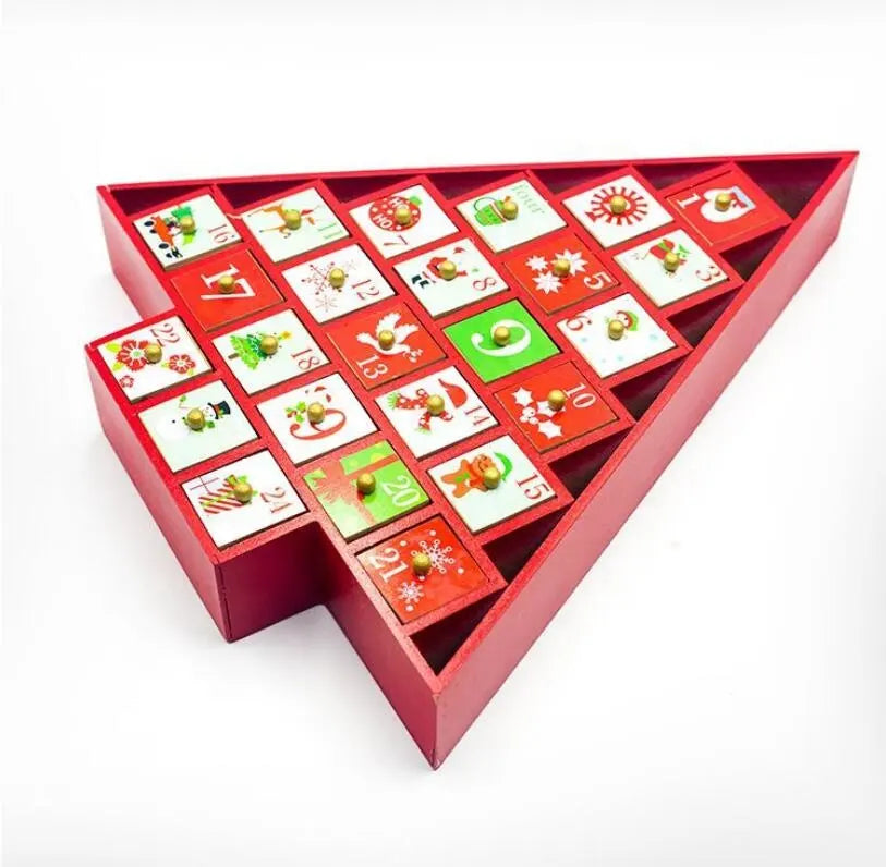 Babble Wrap Wooden Advent Calendar (Cherry Blossom)