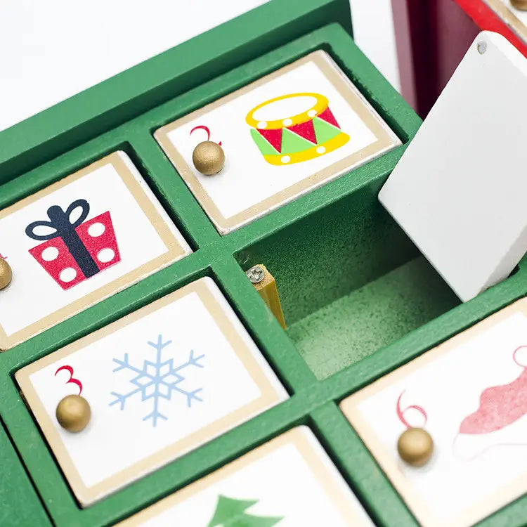 Babble Wrap Wooden Advent Calendar (Tinsel Town House)