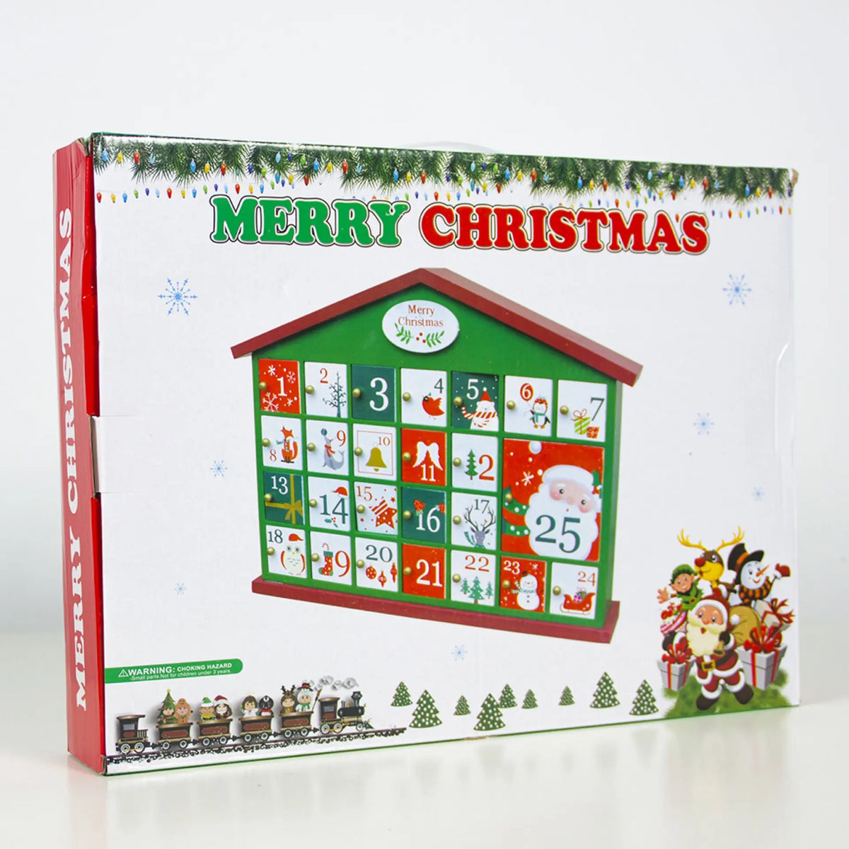 Babble Wrap Wooden Advent Calendar (Tinsel Town House)