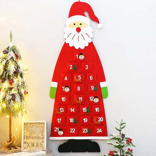 Babble Wrap 45" Felt Advent Calendar (Santa's Daily Delights)