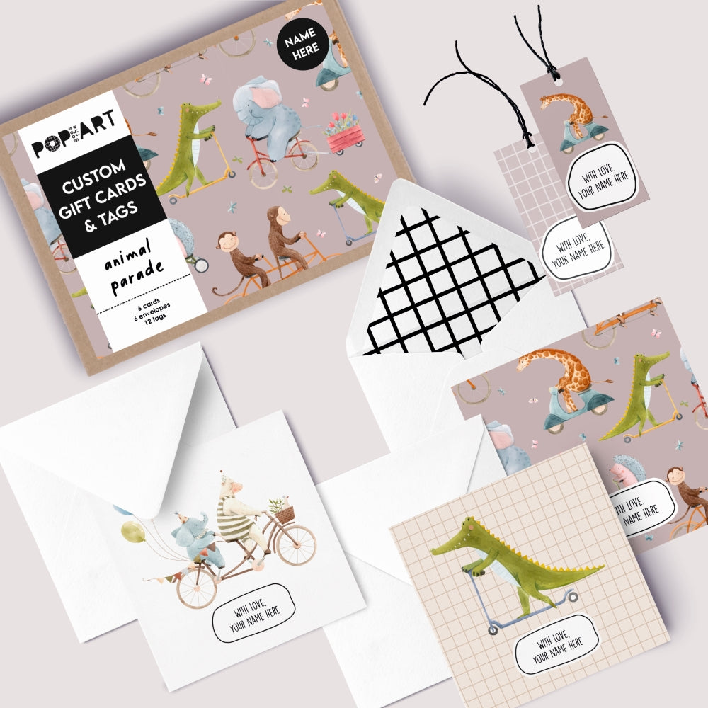 Gift Cards & Tags | Animal Parade