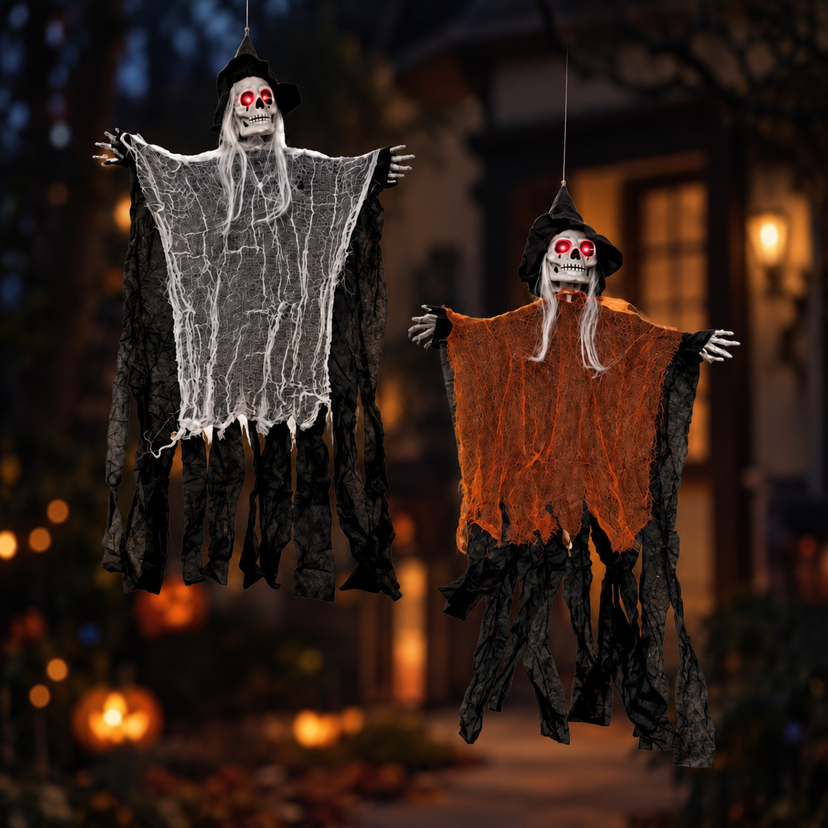 Animated Creepy Cacklers – Set of 2