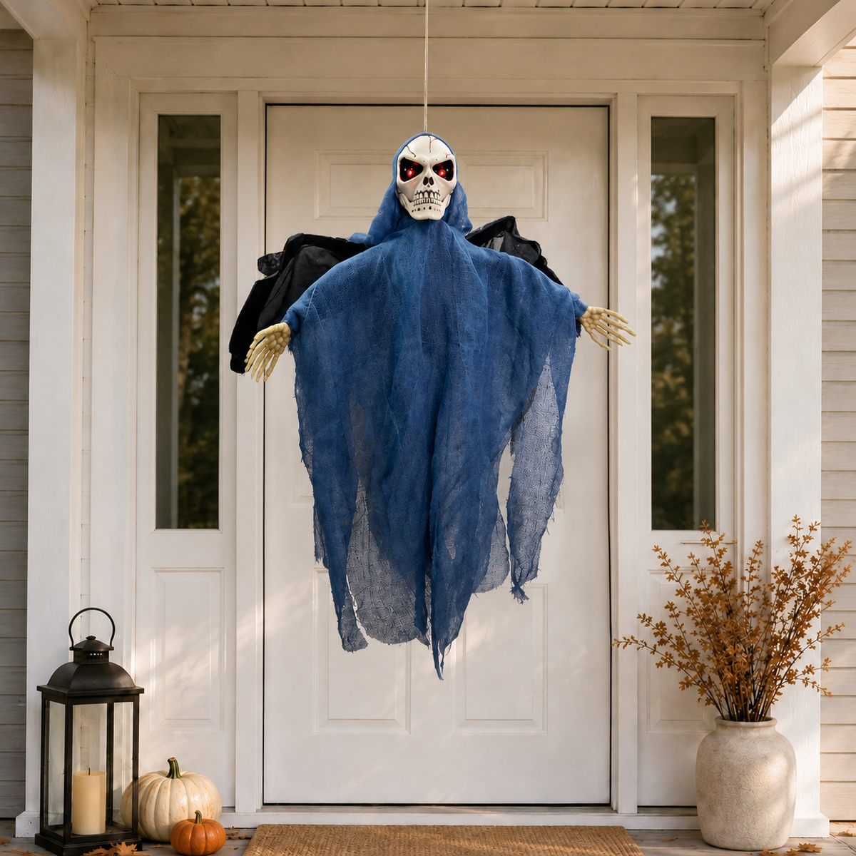 Animated Midnight Raven - Blue Winged