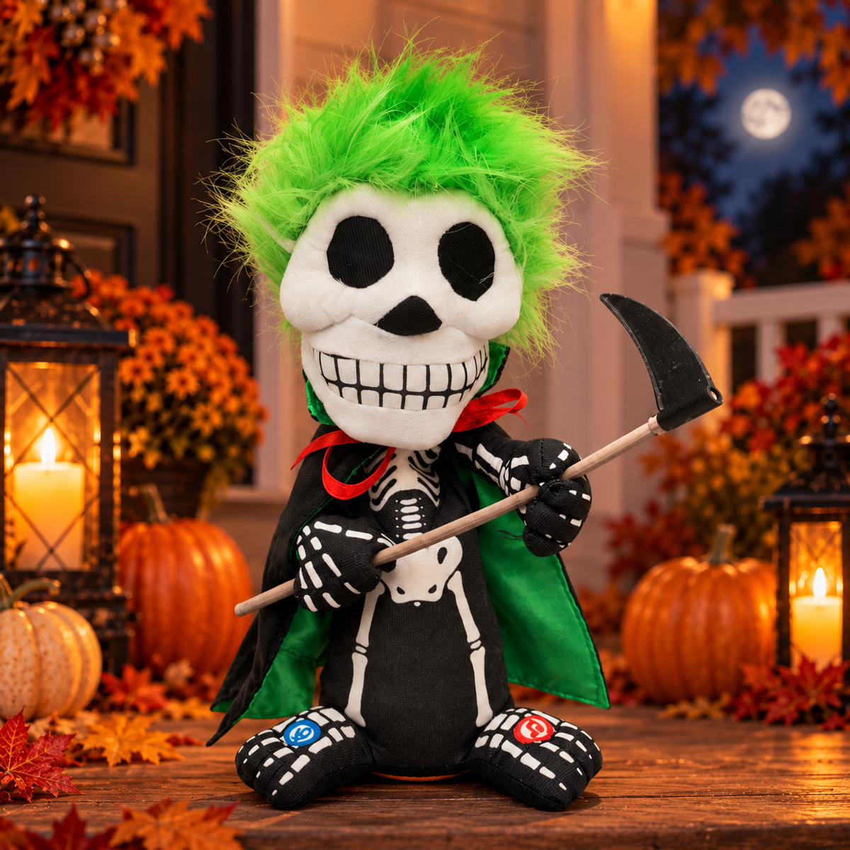 Animated Skeleton Rockstar - Grim Shredder