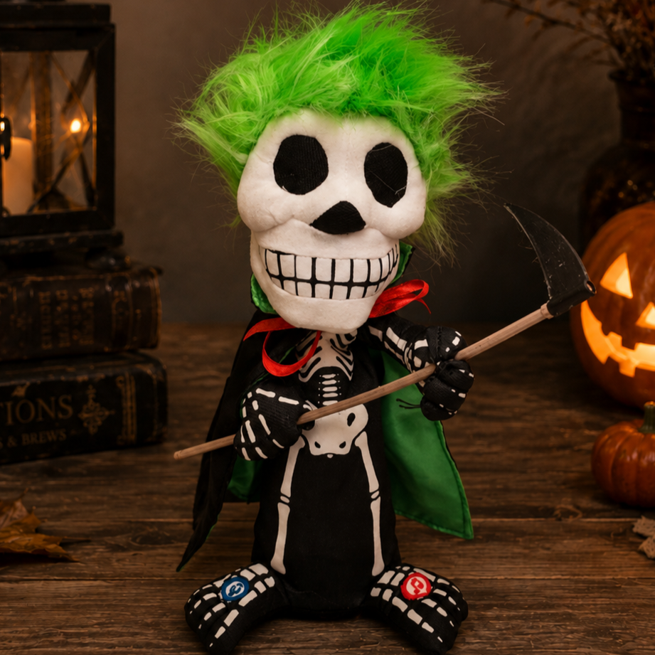 Animated Skeleton Rockstar - Grim Shredder