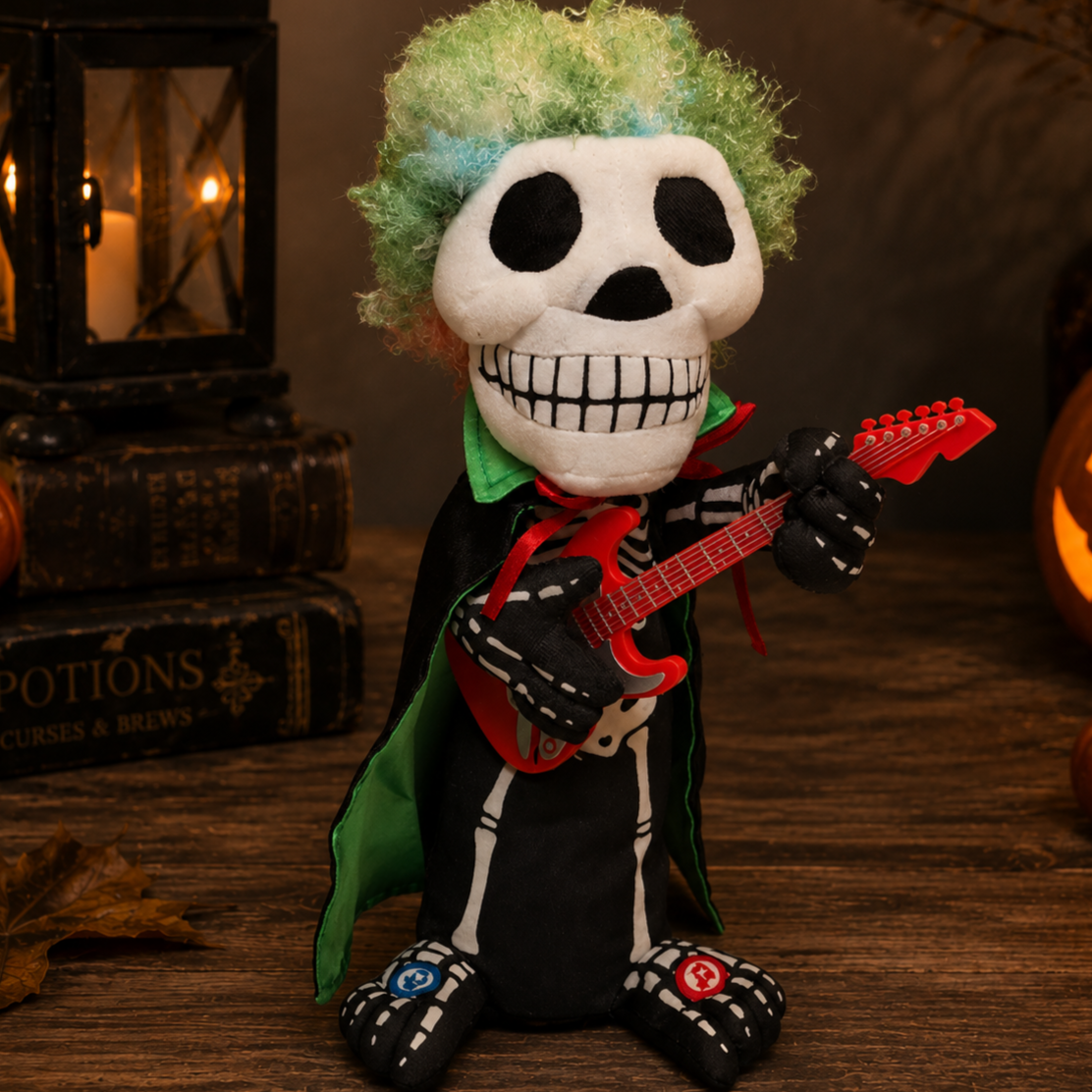 Animated Skeleton Rockstar – Riff Reaper