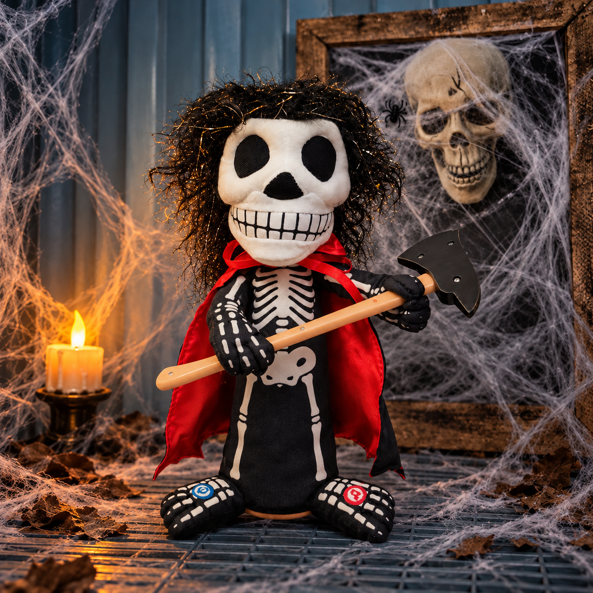 Animated Skeleton Rockstar – Axel Bones