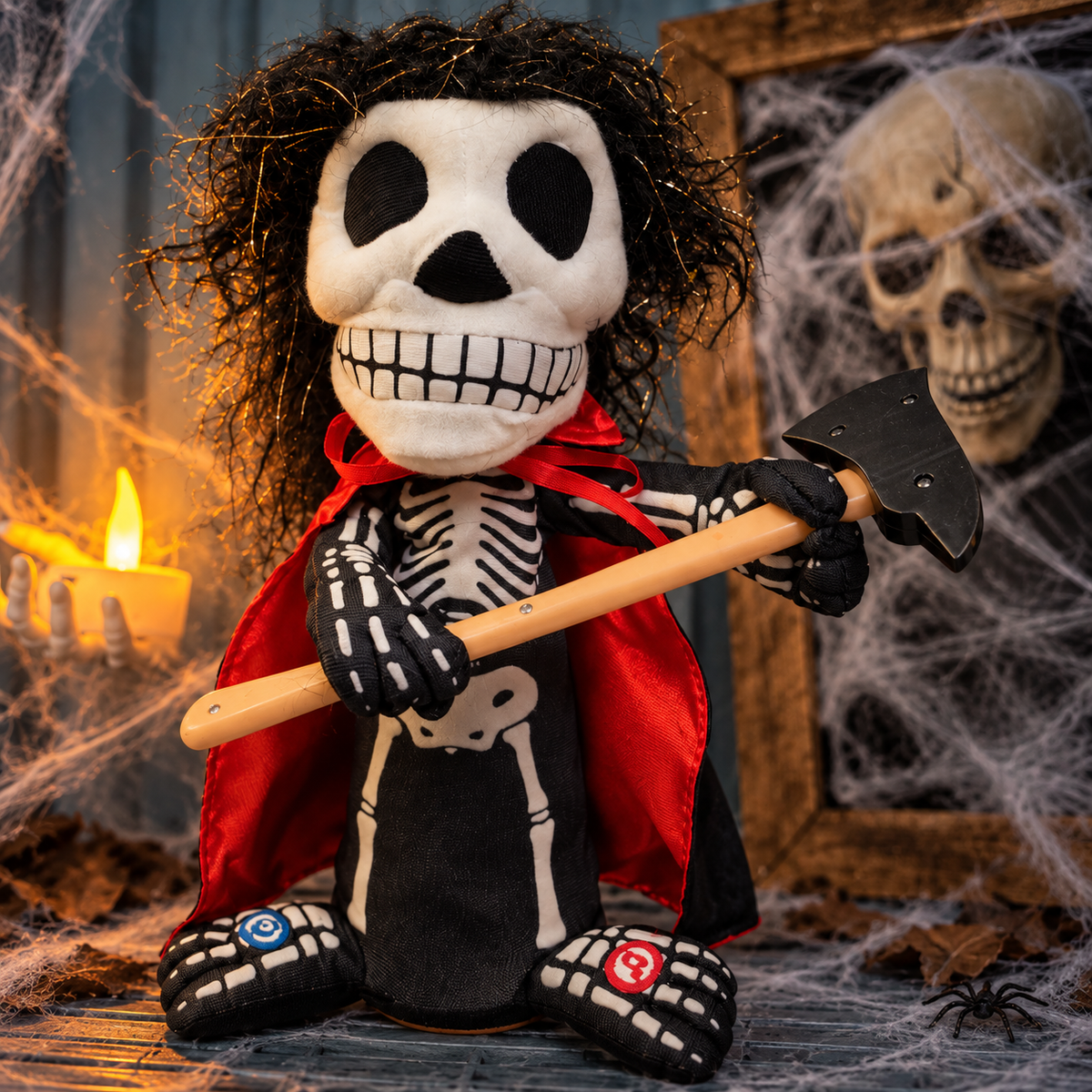 Animated Skeleton Rockstar – Axel Bones