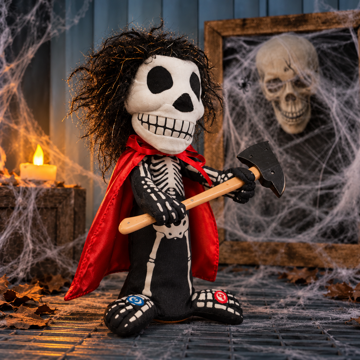 Animated Skeleton Rockstar – Axel Bones