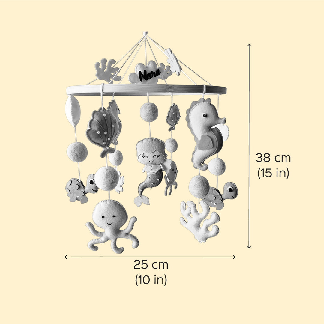Babble Wrap Cot / Crib Mobile - Penguin Dreamland