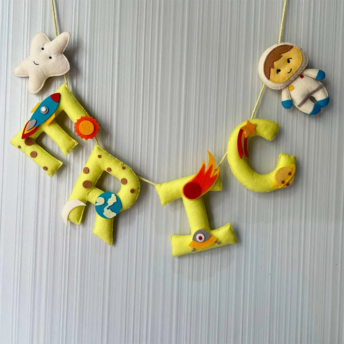 Astronaut Adventure Cot Mobile & Bunting Combo