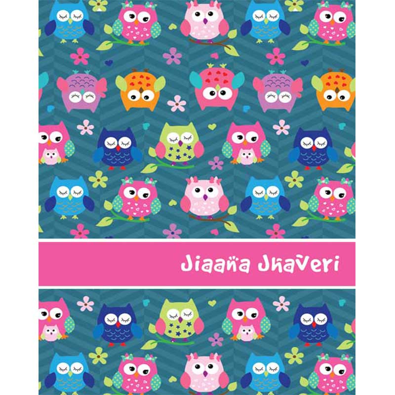 Green Owls Hardbound Notebook