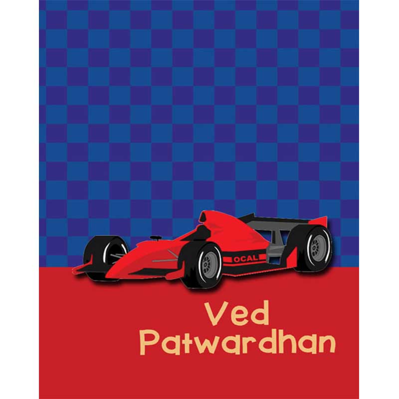 Racing Car Hardbound Notebook