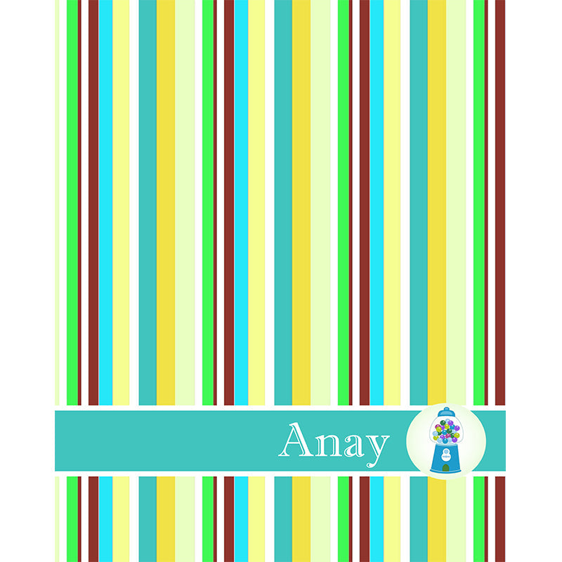 Primary Stripes Hardbound Notebook