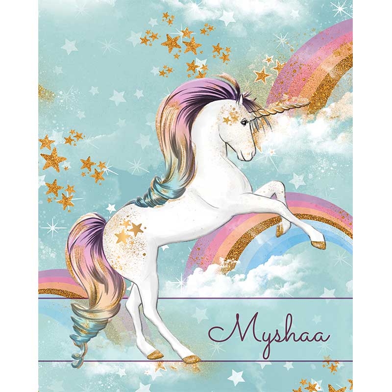 Unicorn Hardbound Notebook