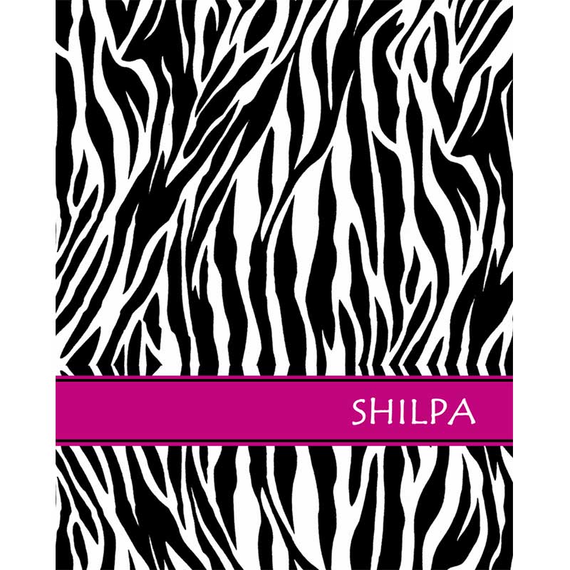 Zebra Hardbound Notebook