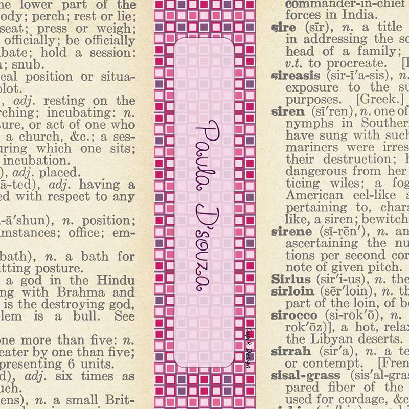 Squares Bookmarks