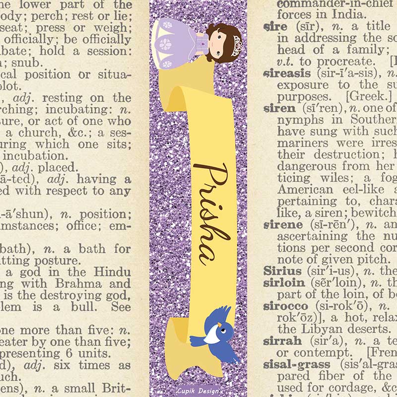 Purple Princess Bookmarks