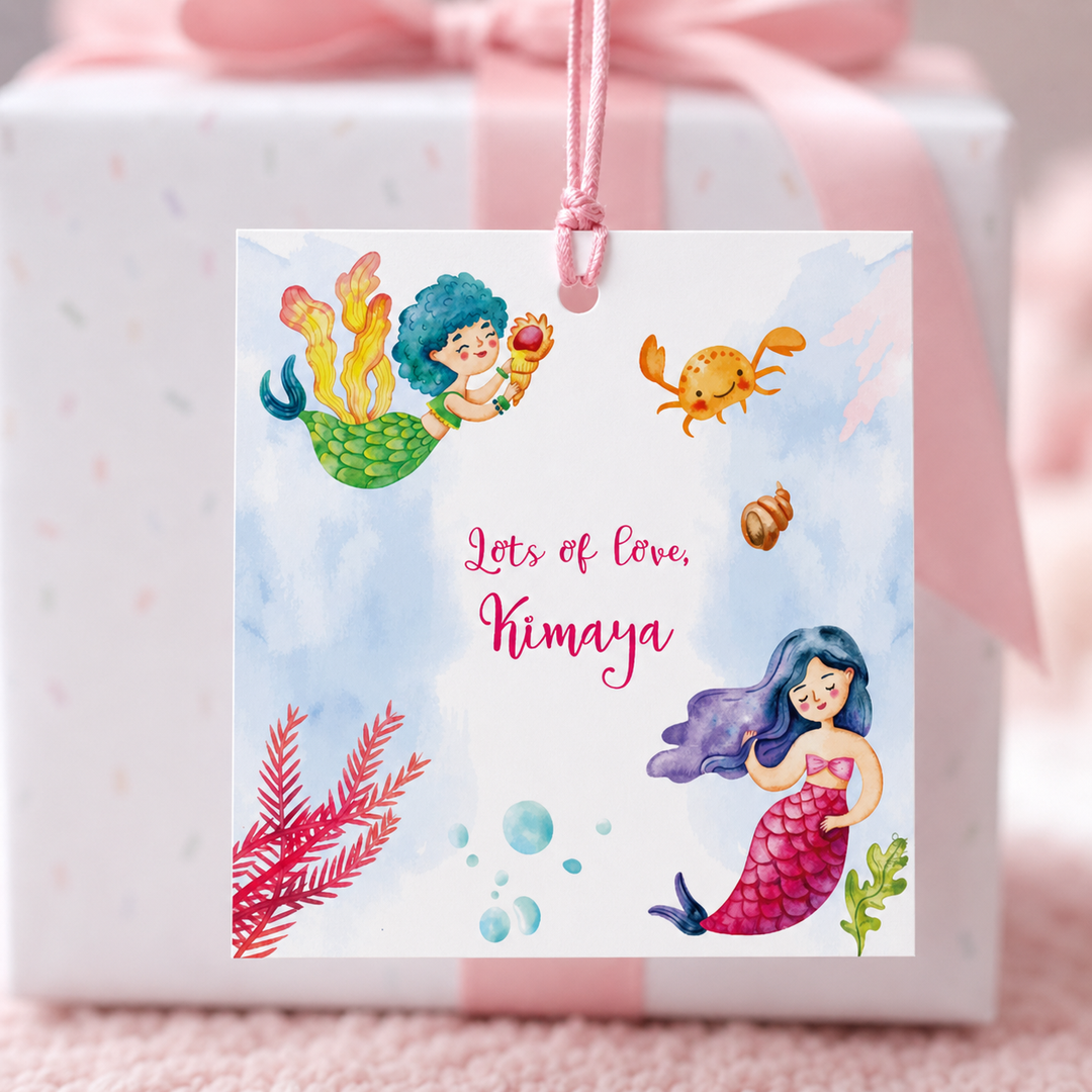 Gift Tag - Mystical Mermaids (Set of 24)