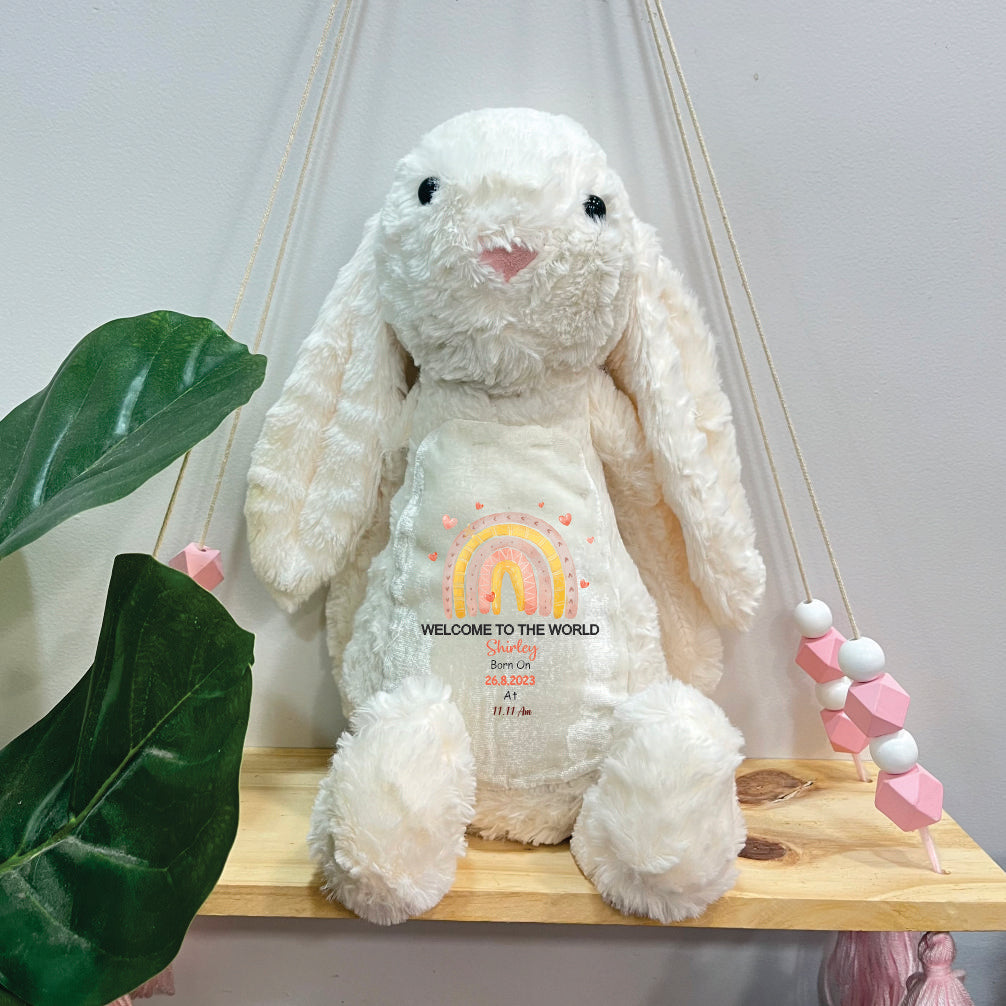 Babble Wrap Bella The Bunny - Rainbow Wonder