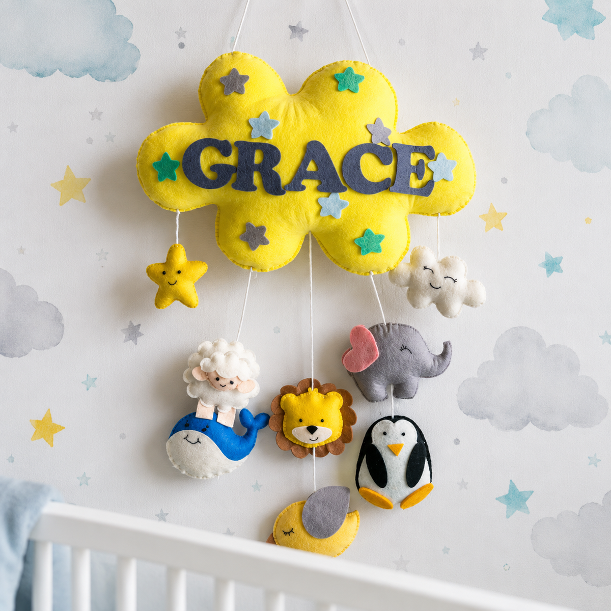 Babble Wrap  Animals Team Name Hanging