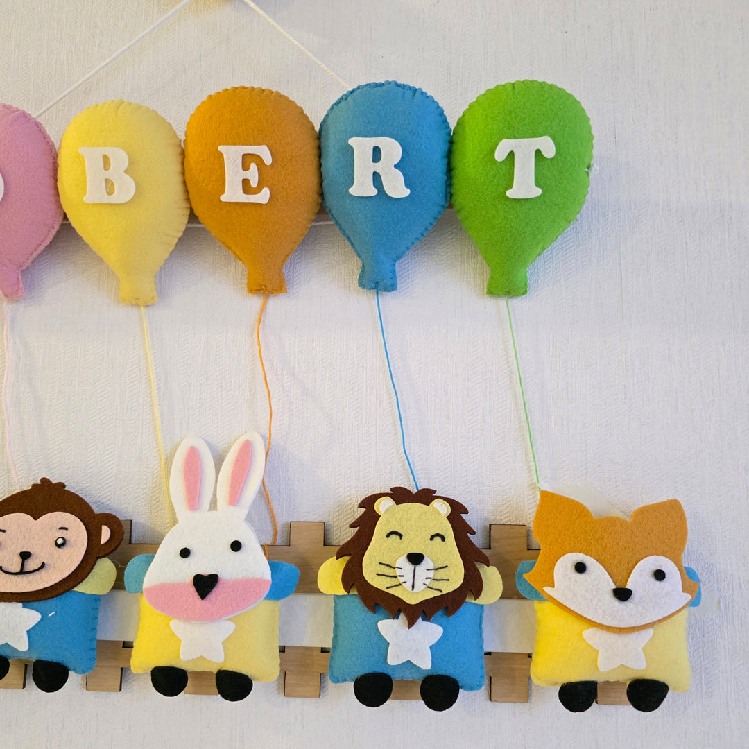Babble Wrap Balloon Buddies Name Hanging