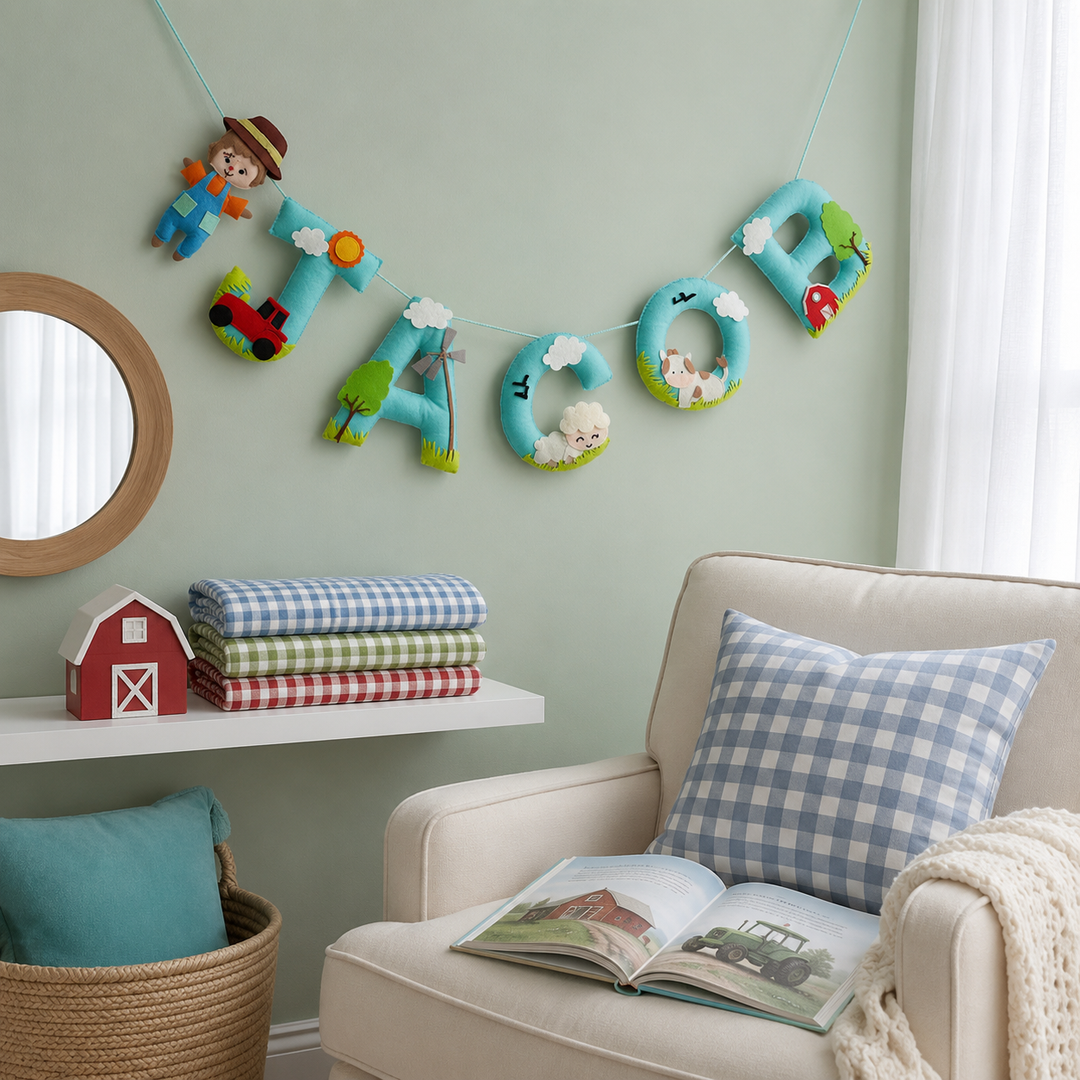 Babble Wrap Bob the Scarecrow Name Bunting/Garland