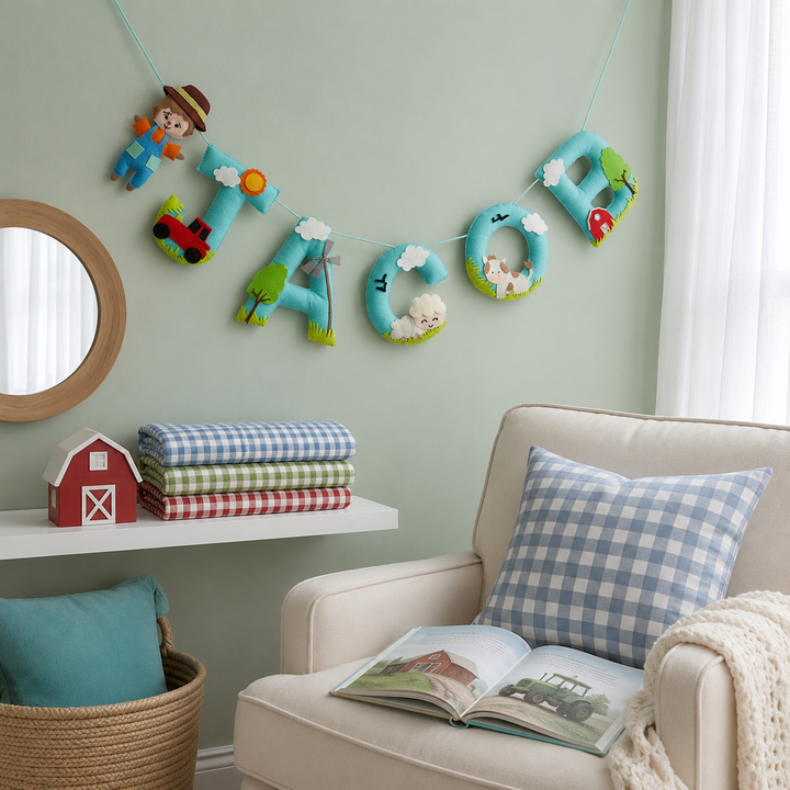 Babble Wrap Bob the Scarecrow Name Bunting/Garland